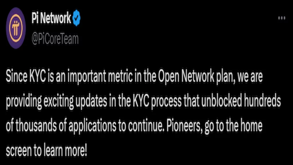 Pi Network Hackathon KYC update