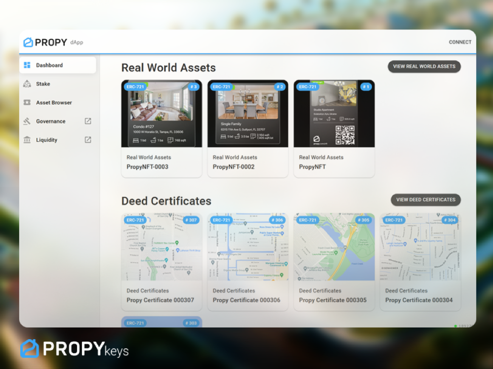 PropyKeys, Mint and Trade Real-World Addresses Onchain with PropyKeys dApp, part of Propy ecosystem