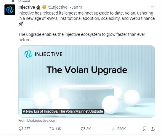 Volan Upgrade