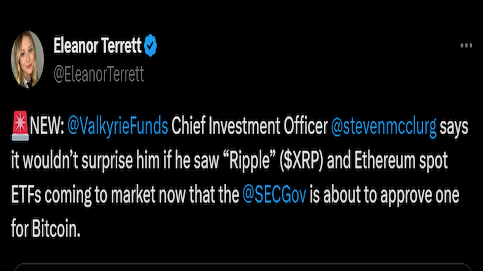 XRP price could spike from speculations of an XRP ETP