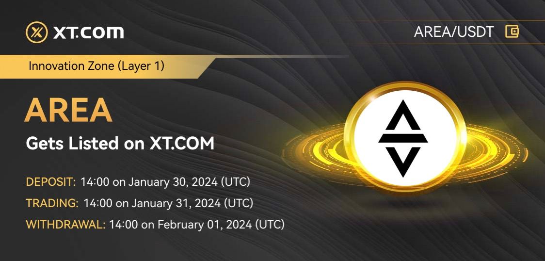 , Discover the Areon Network (AREA) Listing on XT.COM