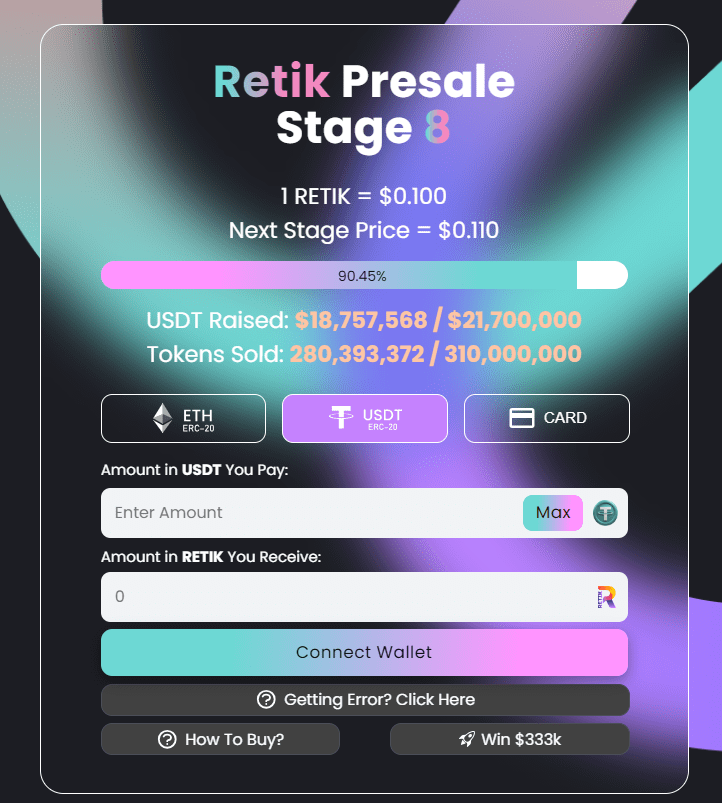 3 Most Bullish Cryptos in February 2024 that can offer returns for investors include Dogecoin (DOGE), Bitcoin (BTC) and Retik Finance (RETIK)
