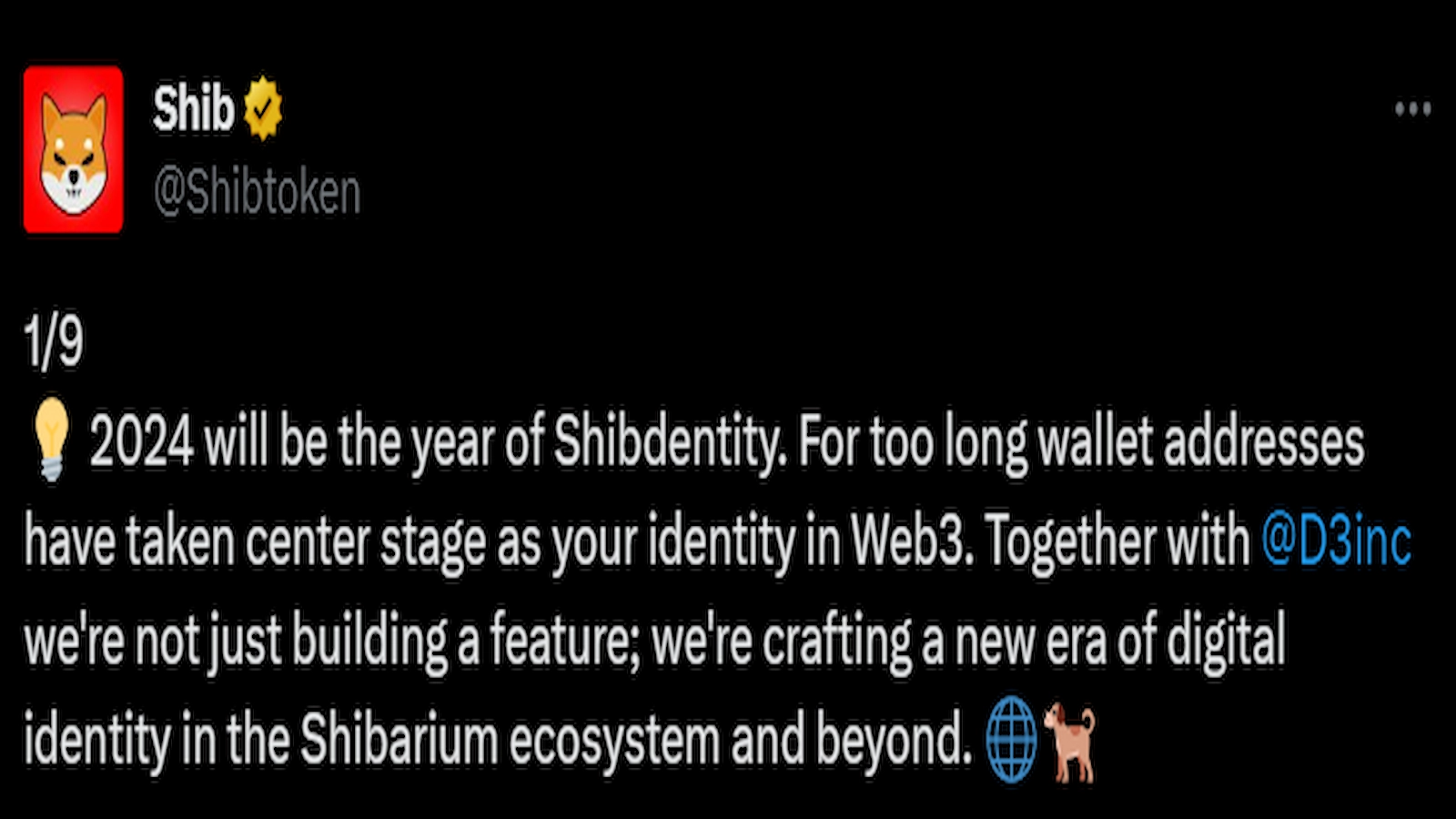 Shiba Inu Shibarium Shibdentity