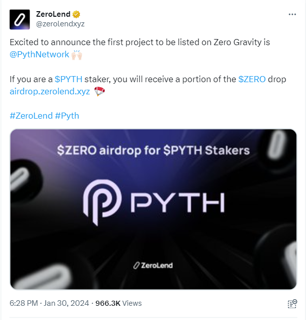 Pyth Network's Native Token PYTH has rallied around 30% after a series of recent partnerships and network improvements