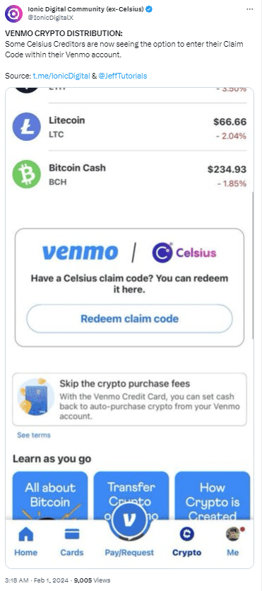 Cryptocurrency lending platform Celsius Network has remerged from Chapter 11 bankruptcy and will distribute $3 billion in crypto to creditors.