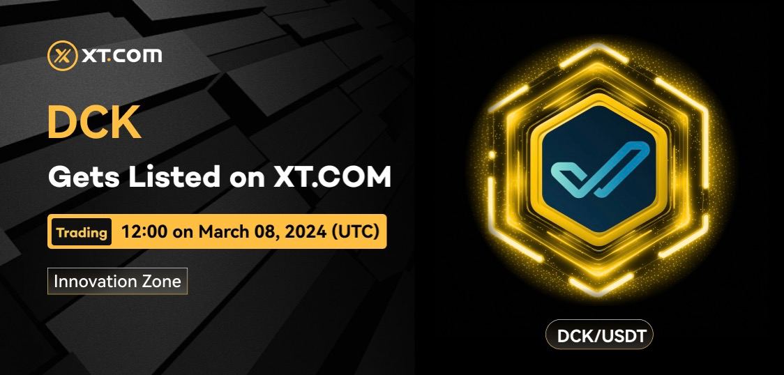 , Discover the DCK (DexCheck) Listing on XT.COM