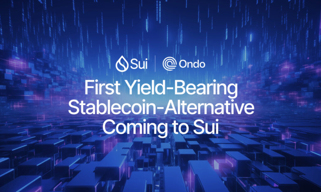, Ondo USDY Treasuries Token Now Available on Sui