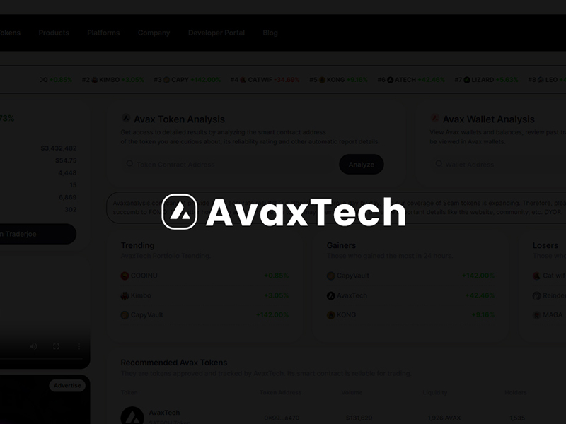, AvaxTech Passes SolidProof Smart Contract Audit, Enhancing Safety for Avax Investors