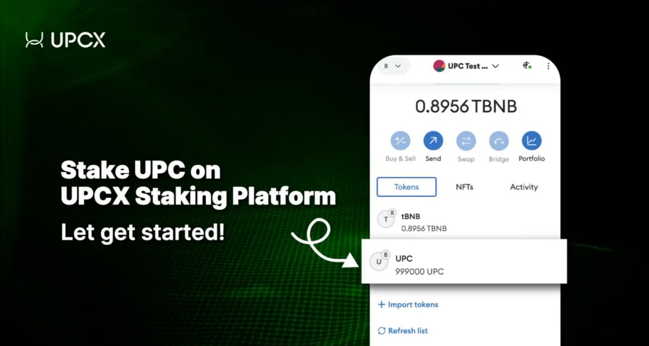 , UPCX Launches New Staking Service