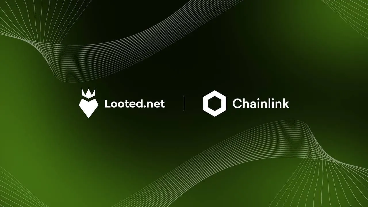 , Looted announces partnership with Chainlink, crediting them to making the platform possible.