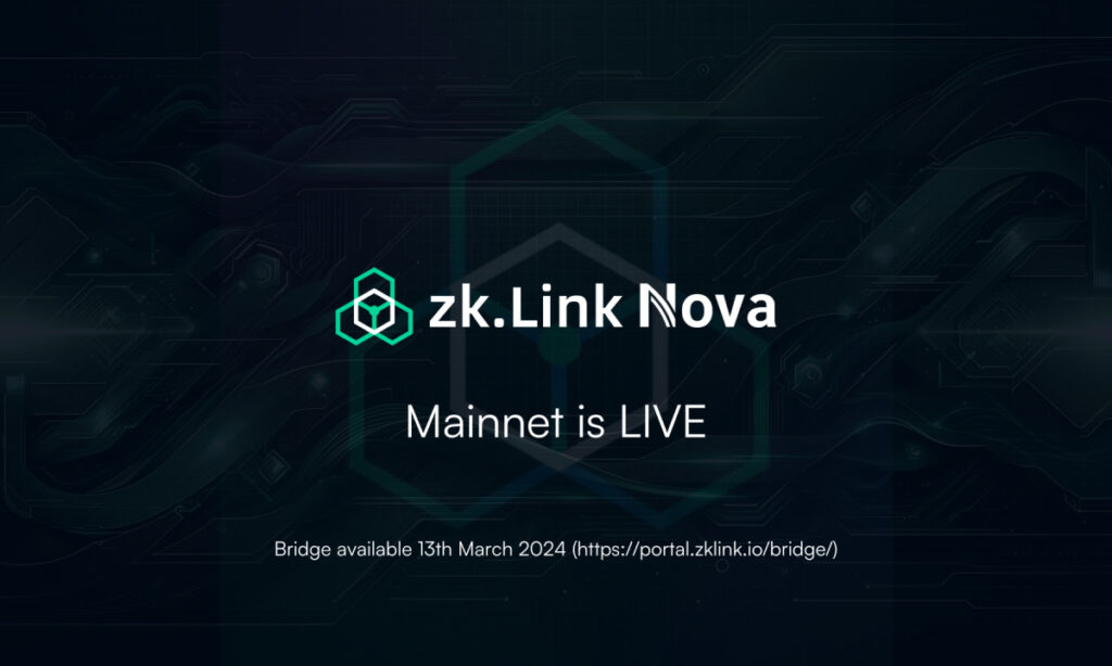 , zkLink Nova Launches Mainnet, The First ZK Stack-based Aggregated Layer 3 Rollup Built on zkSync
