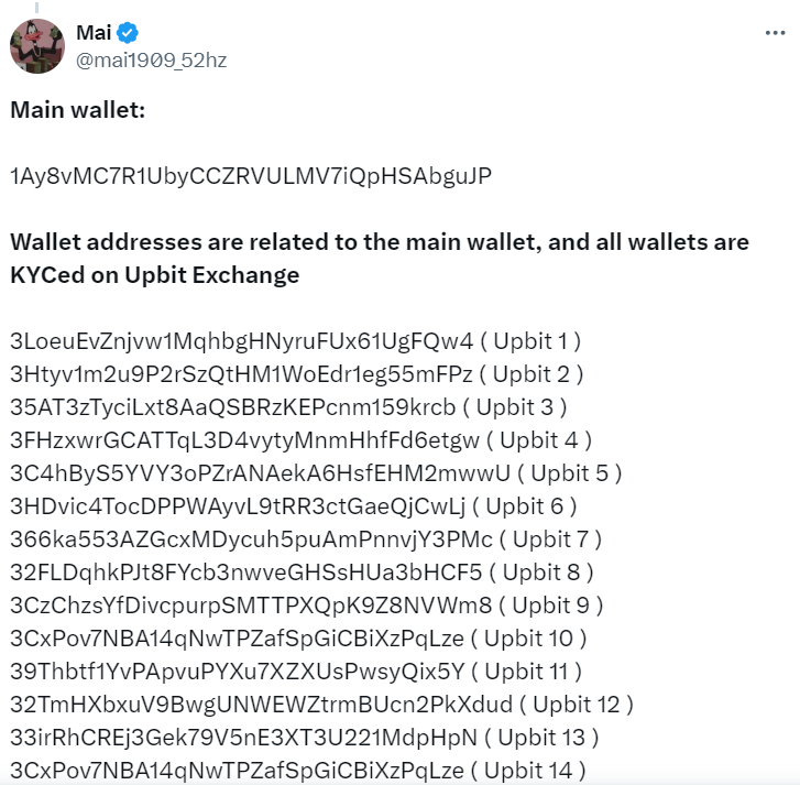 Verified Upbit Wallet Network Revealed 