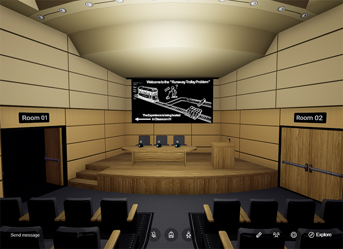 , New Frontier Presents Unveils Pioneering VR Education Initiative with the &#8220;Trolley Problem&#8221; Virtual Experience at American Philosophical Association Meeting