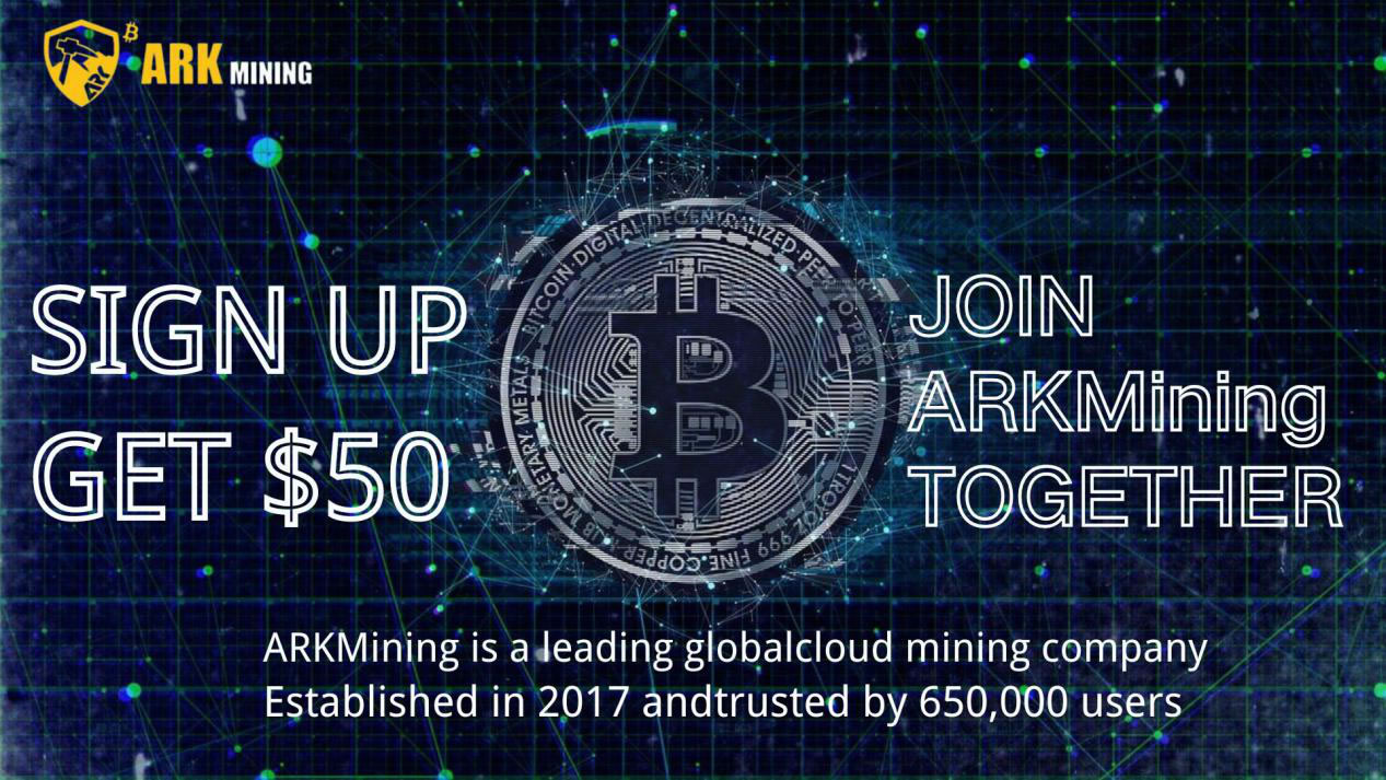 , Earn passive income with ARKMining cloud mining and get 3.5% referral commission
