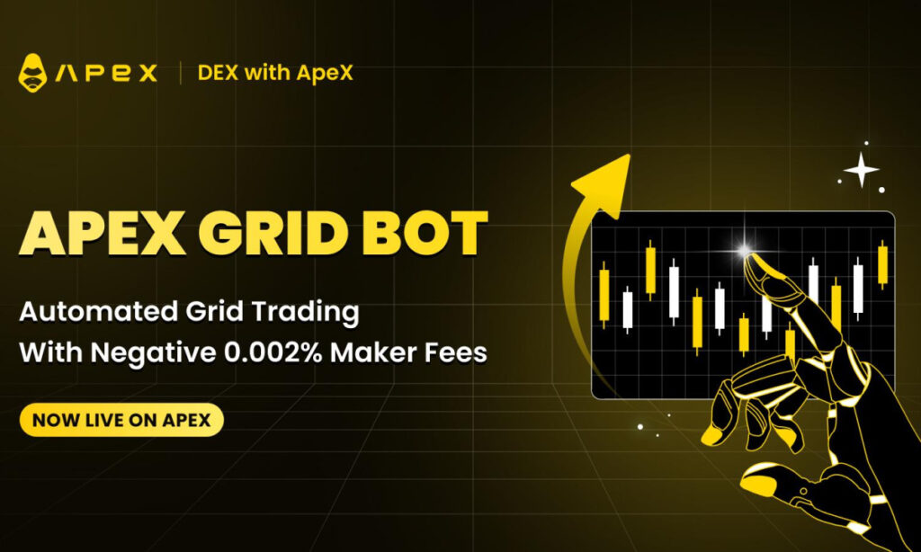 , ApeX Protocol Launches ApeX Grid Bot With Negative 0.002% Fees across 45+ Perpetual Markets