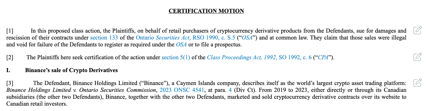 Source: Ontario’s Superior Court of Justice