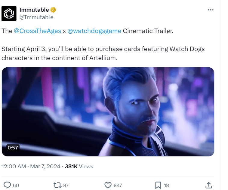 Immutable and Watch Dogs Crossover