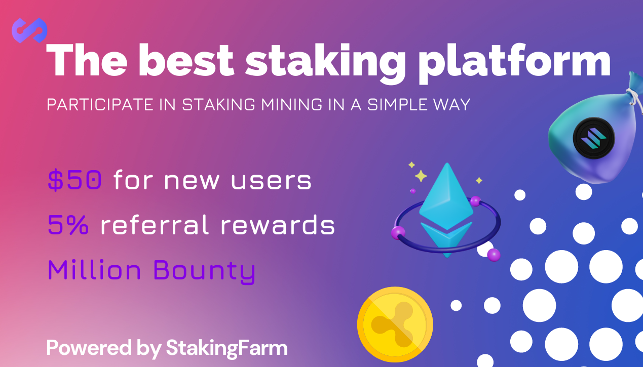 , StakingFarm Aiming to Offer Highest APY Yields in Crypto Staking