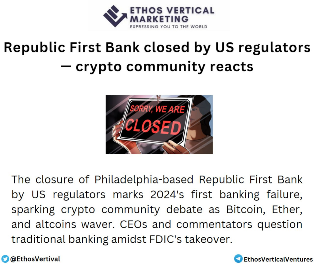 Another Bank Failure, Another Bank Failure in the U.S. – Could Bitcoin Be the Answer?