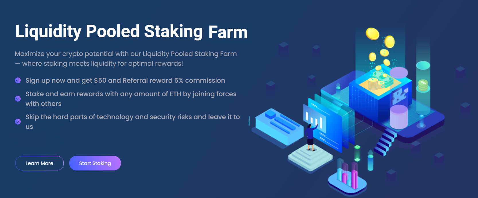 , Boost Your Earnings: StakingFarm Introduces ETH Staking Services