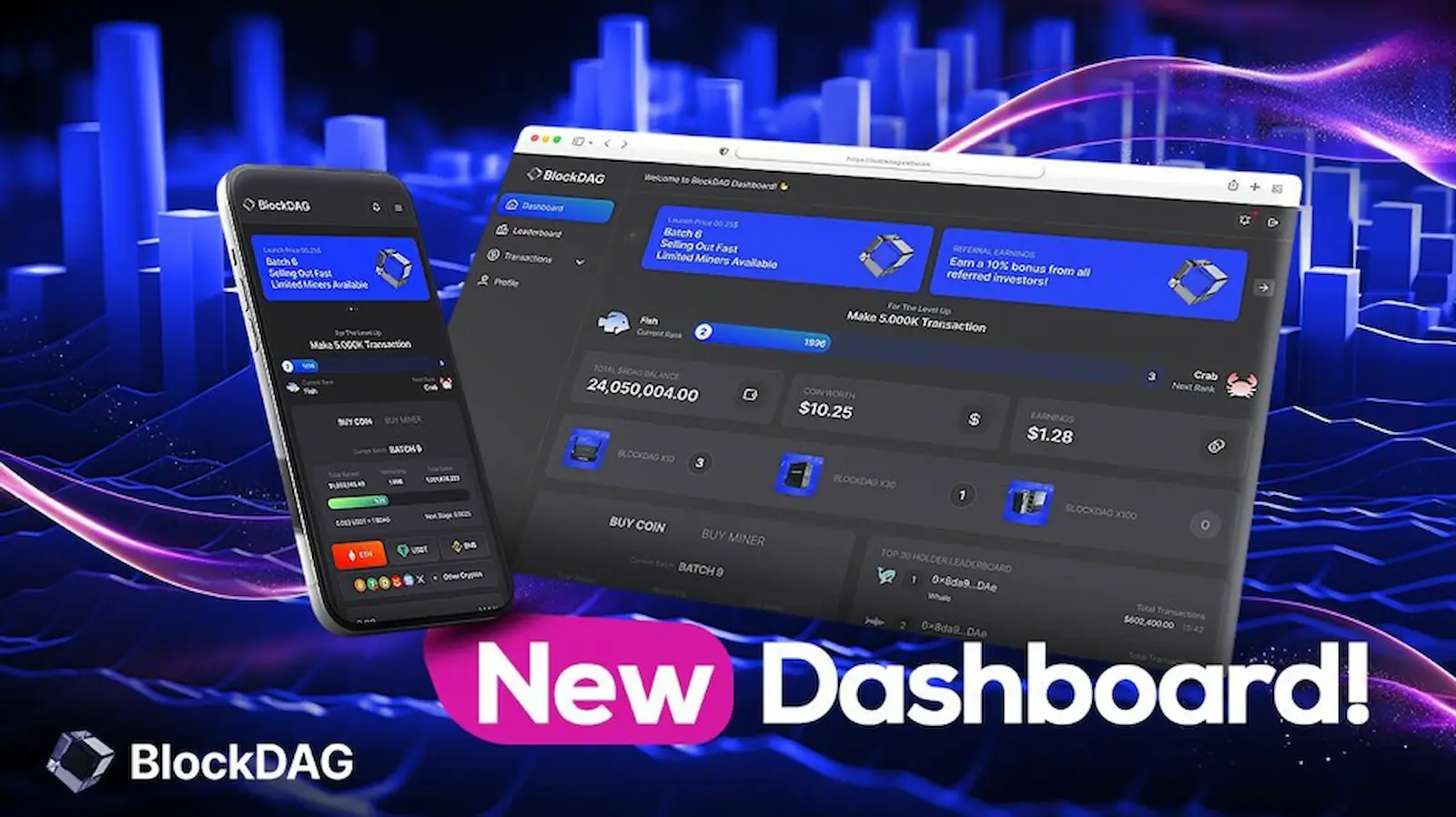 BDAG Surges, Eclipsing LEO & ICP Price Predictions