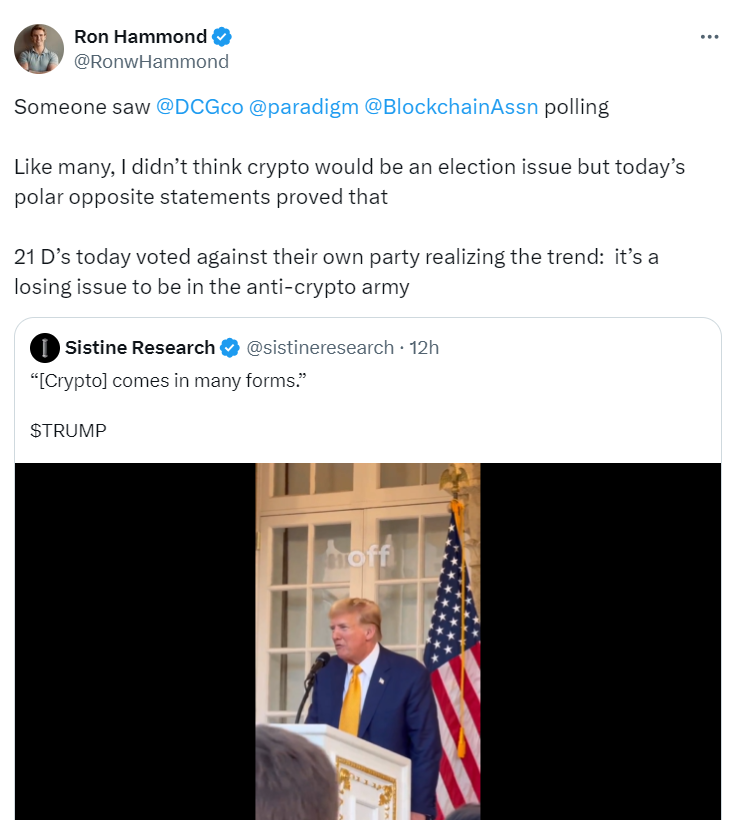 BREAKING NEWS! Donald Trump is a Crypto Bull