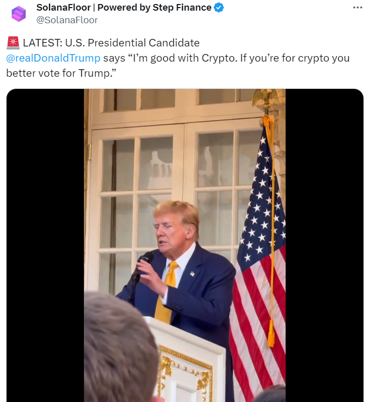 Donald Trump Advocates for Cryptocurrency in Recent Speech