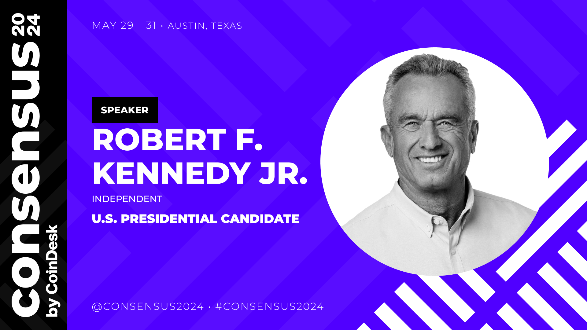 , Independent Presidential Candidate Robert F. Kennedy Jr. Joins Consensus as a Headline Speaker