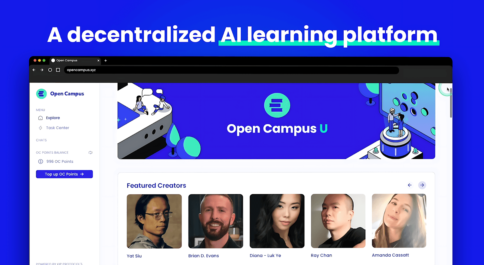 , KIP Protocol Partners with Open Campus to Launch Open Campus U, Transforming Education Through Decentralized AI