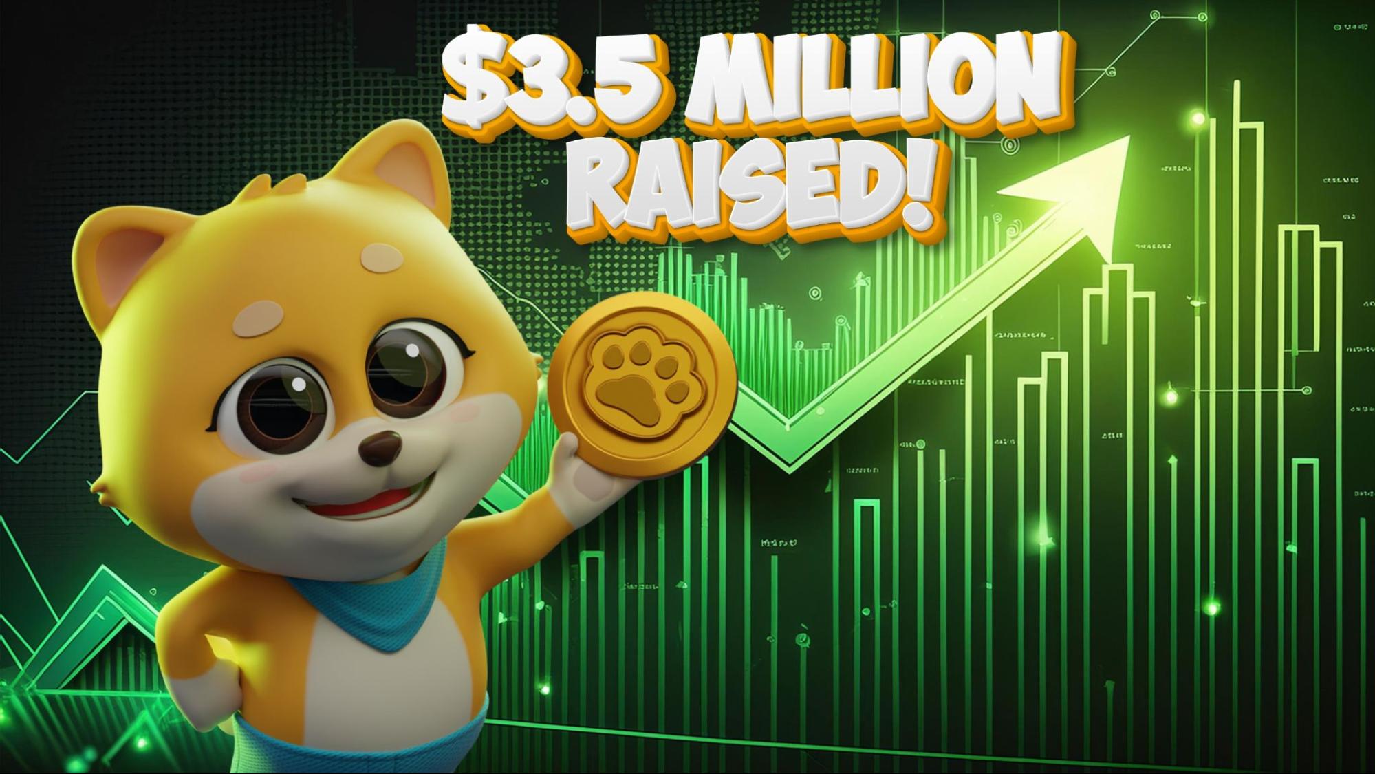 , PawFury Soars Beyond $3.5 Million in Presale Funding, Propelled by Robust Community Enthusiasm and Groundbreaking Features, Demonstrating Significant Growth Prospects