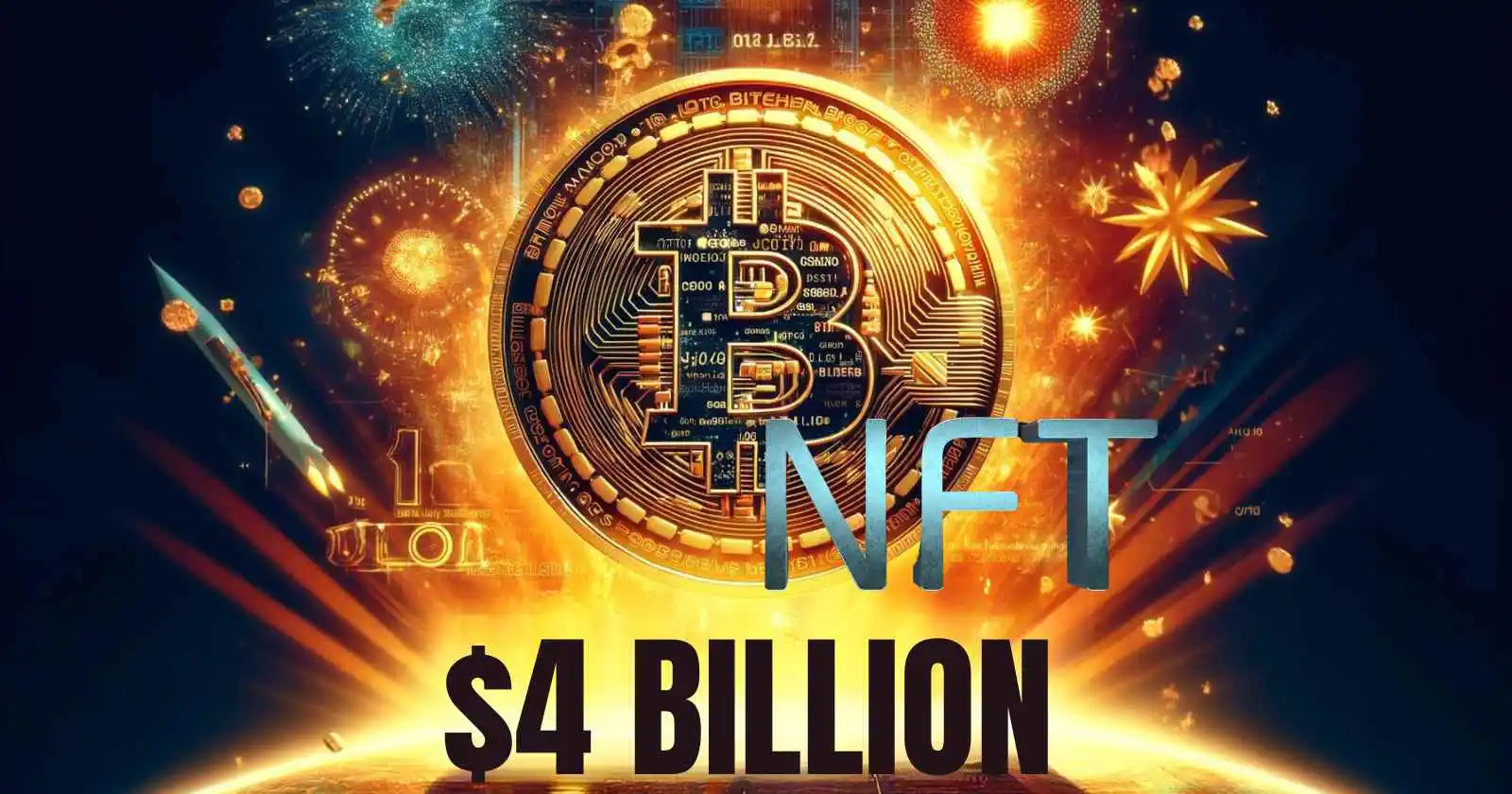 Bitcoin NFTs Surpass $4 Billion in Sales, Claiming Top Four Spot…
