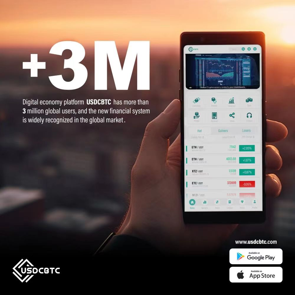 , Usdcbtc Digital Economy Platform Surpasses 3 Million Global Users, New Financial Entity Gains Wide Recognition in Global Markets