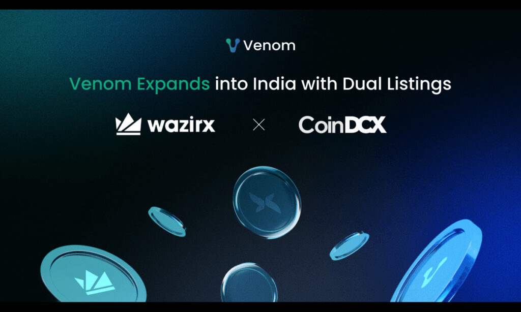 , Venom Expands into India with Dual Listings on WazirX and CoinDCX
