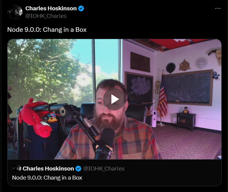 Cardano ADA Chang hard fork