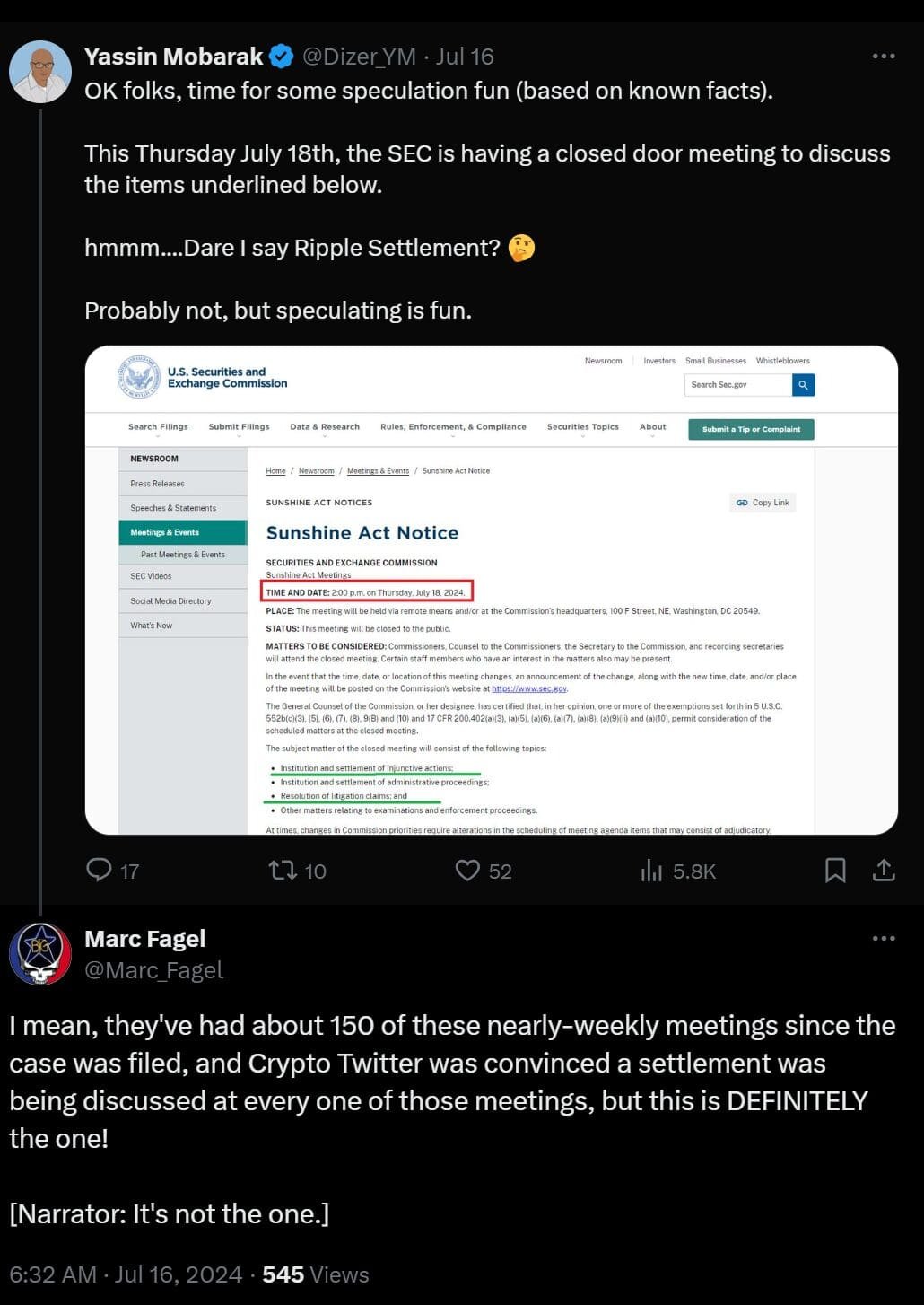 DRep Jaromir Tesar Opposes ADA Burn - Source: Cardano YODA on X