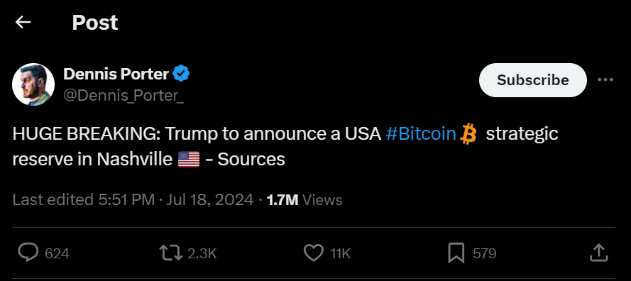 Trump Bitcoin Policy Could