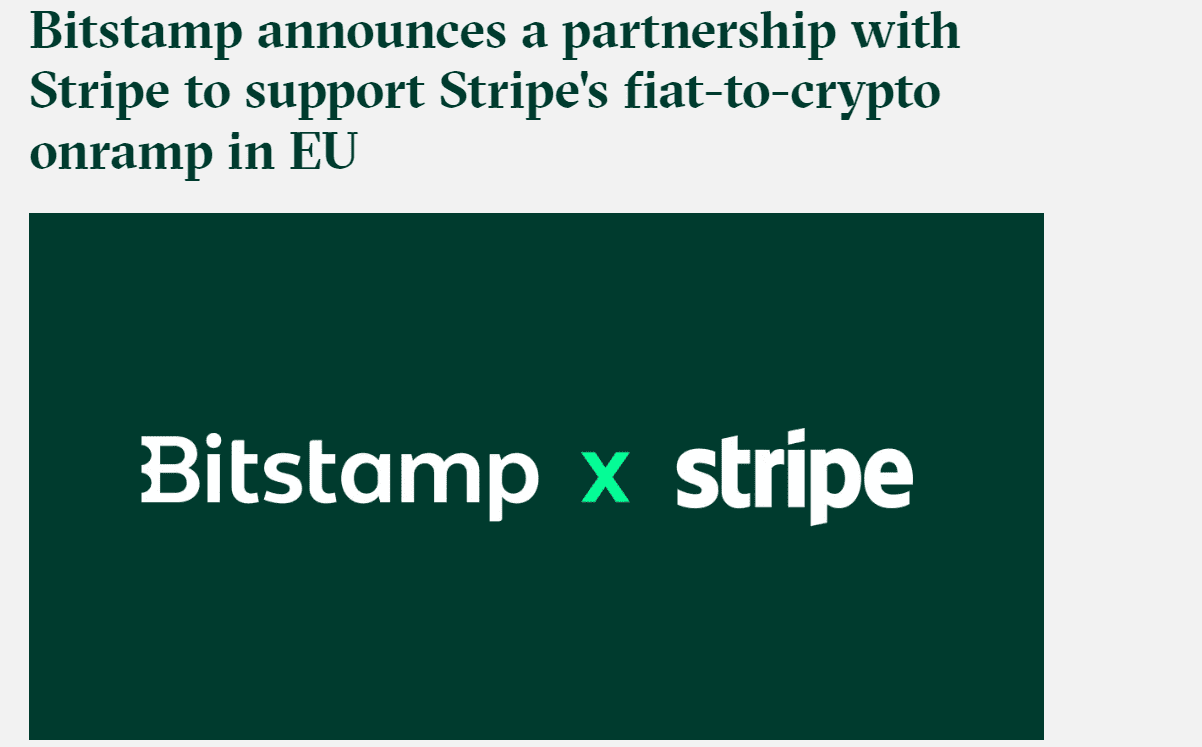 Bitstamp x Stripe Partnership Announcement"
Source: Bitstamp