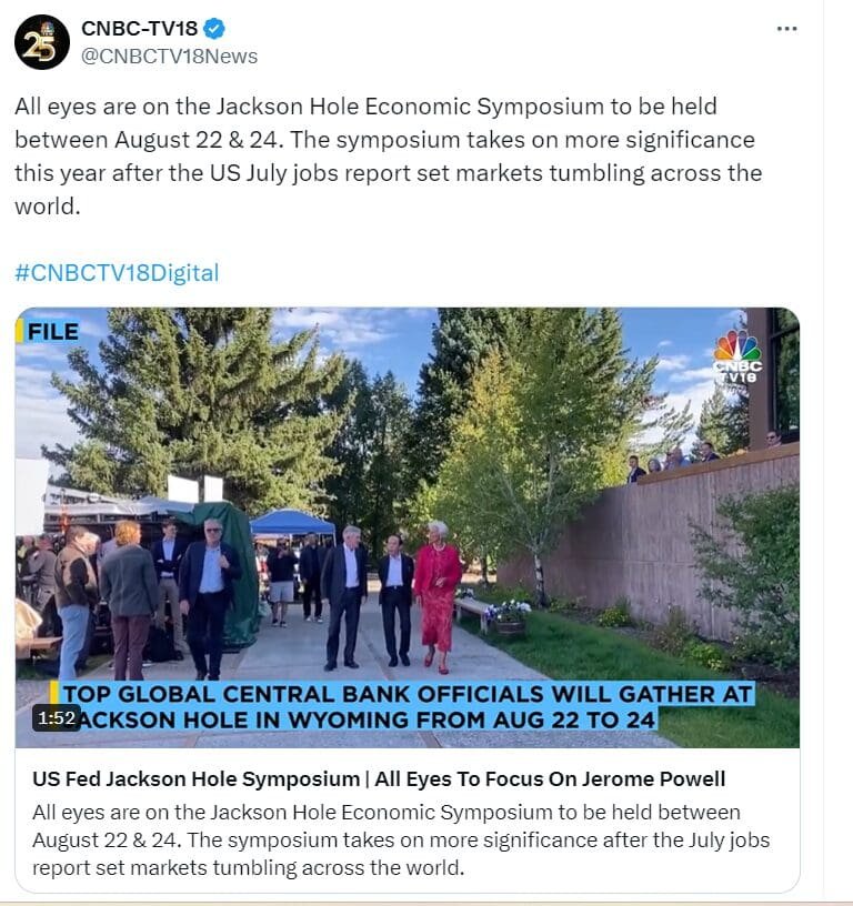 Jackson Hole Economic Symposium 2024 - Source: CNBC-TV18