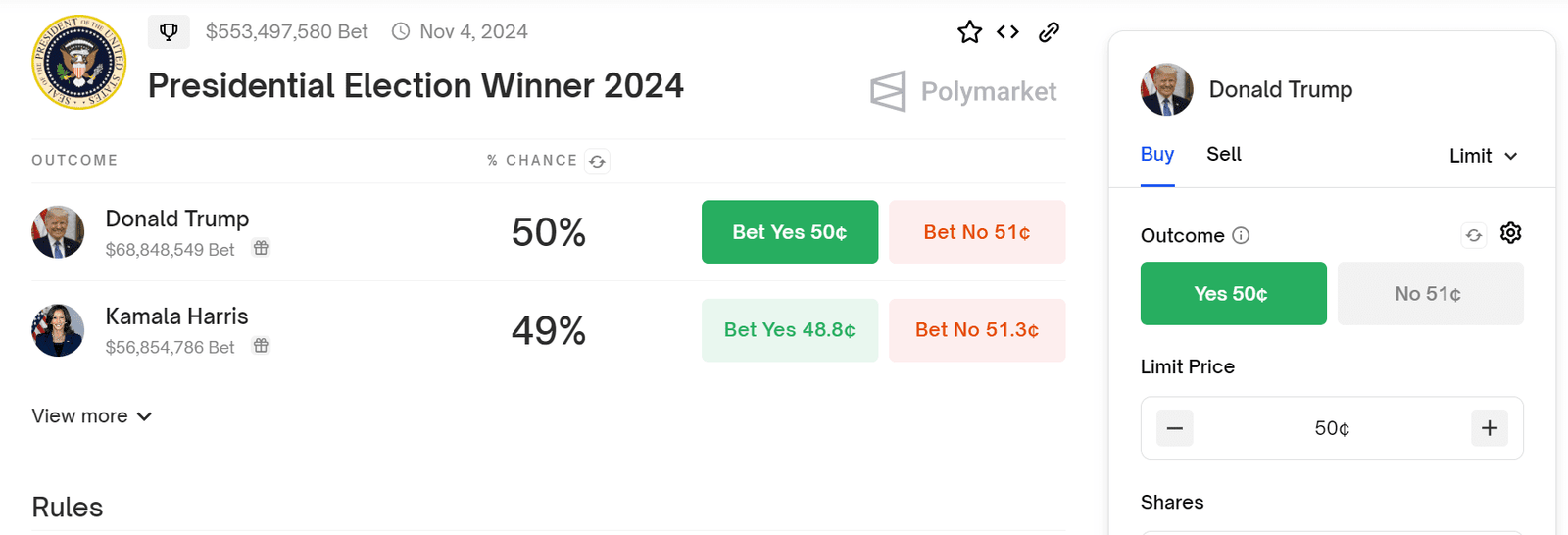 CryptoforHarris Kamala Harris