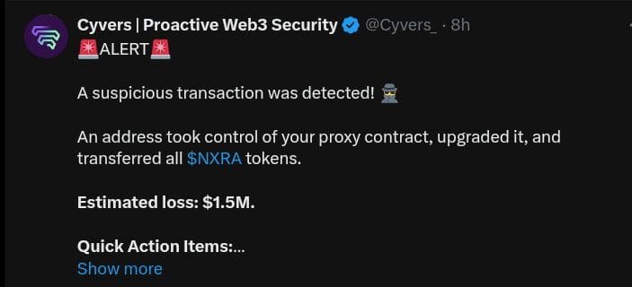 Crypto News: Nexera Protocol Loses $1.8M in Exploit