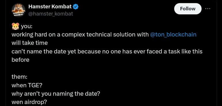 Hamster kombat airdrop delay reasons