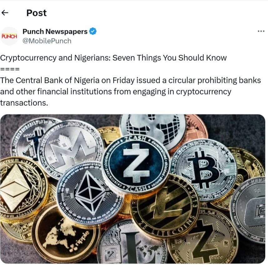 Nigeria's SEC, Nigeria crypto 