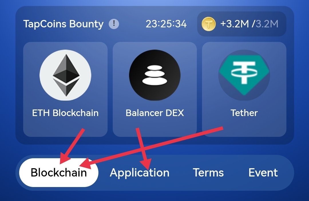 TapCoins Bounty Interface