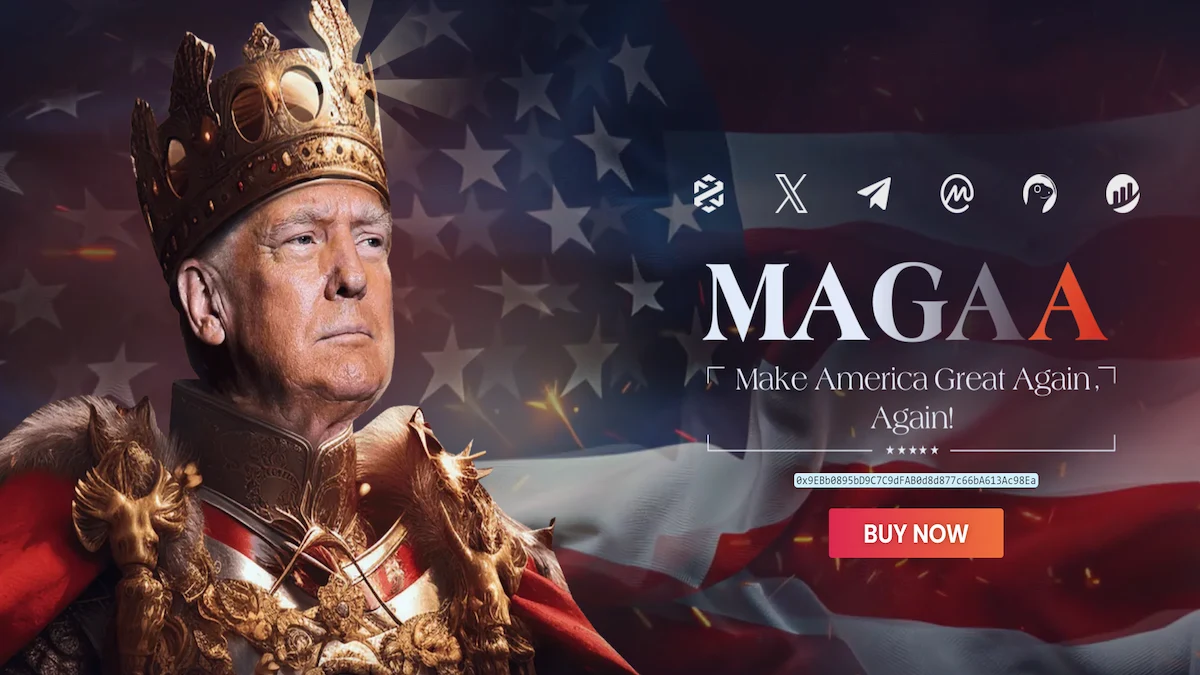 Donald Trump Maga Trump memecoin price