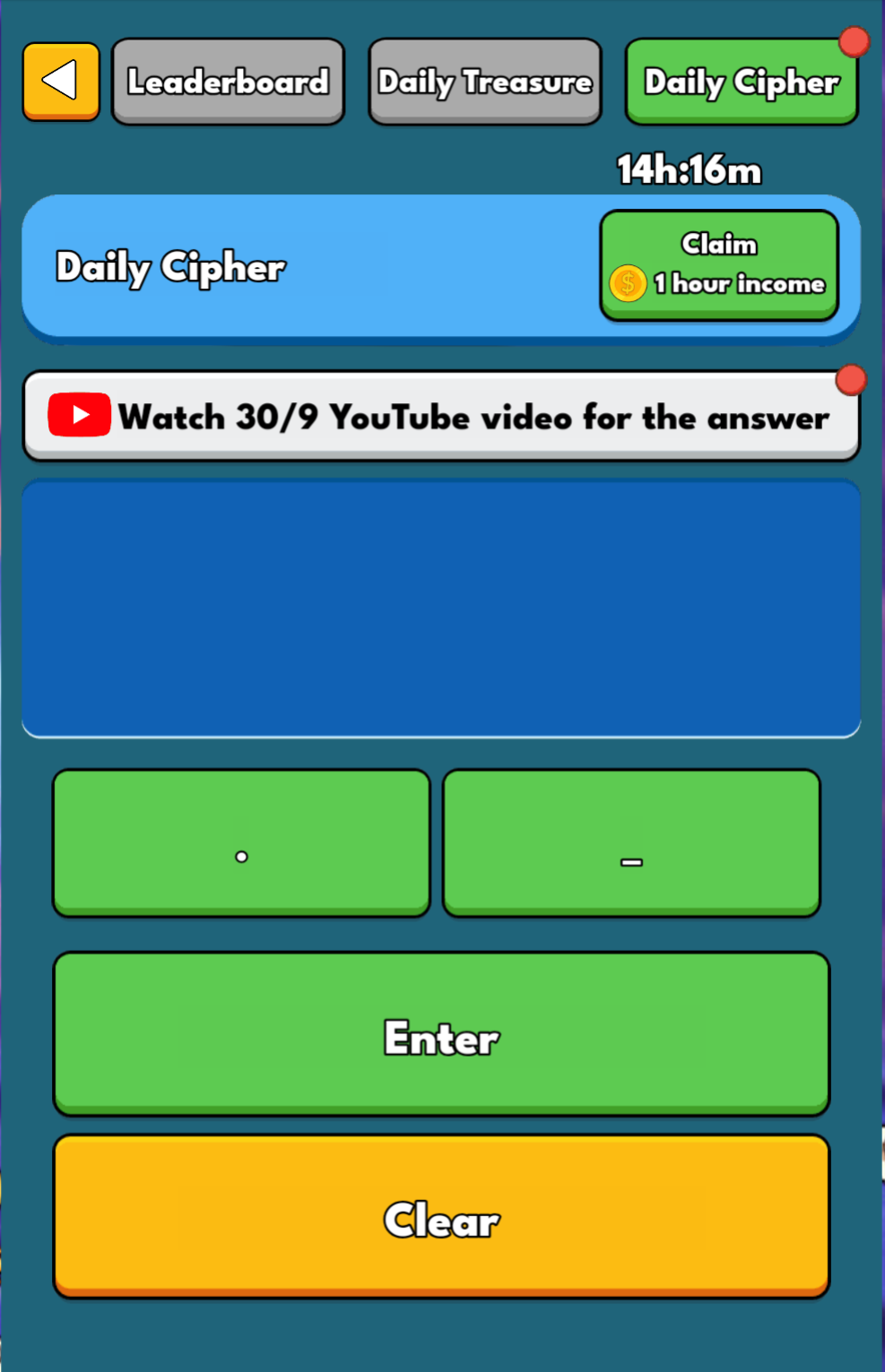 Cat Gold Miner Daily Cipher