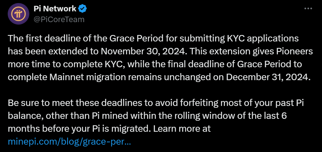 Pi Network mainnet launch