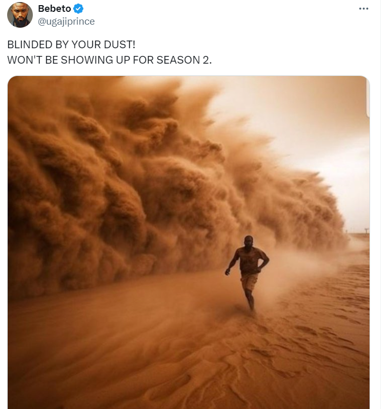 Desert Dust Storm Tweet 