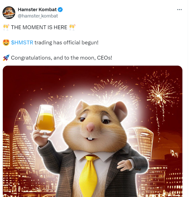 Hamster Kombat HMSTR Launch Celebration - Hamster Kombat 