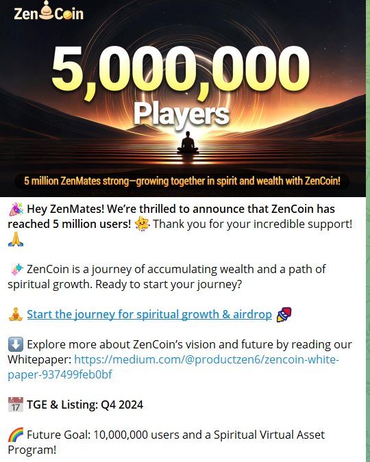 Bums Rewards: 2M Bumscoin. Source: Telegram