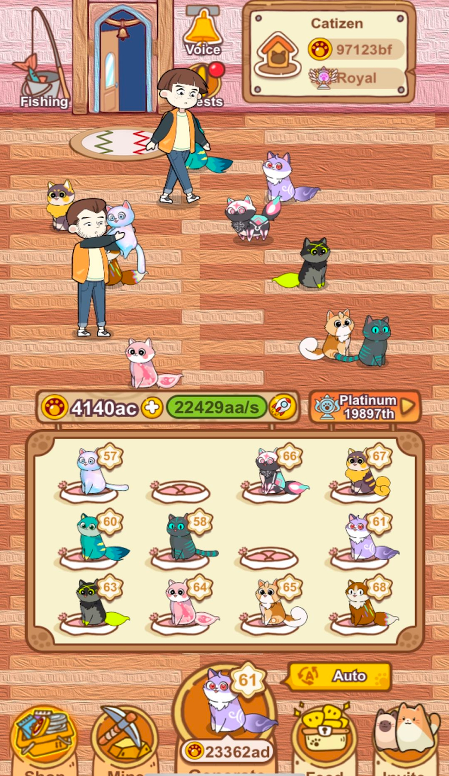 Catizen Gameplay Interface